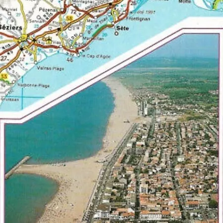 Appartement Avec Grande Terrasse 2 Personnes A Valras-Plage